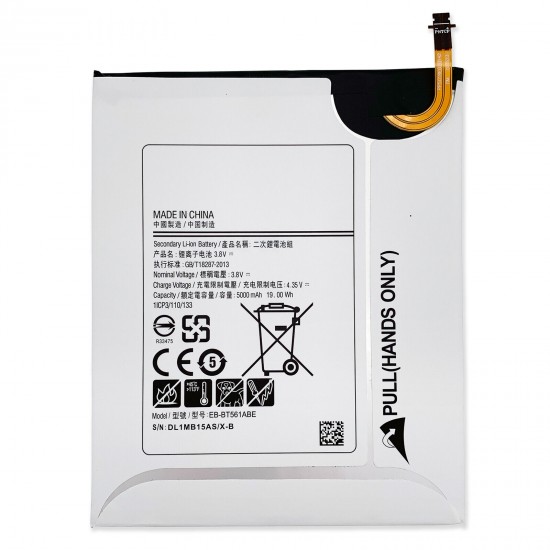 Replacement 5000mAh Battery for Samsung Galaxy Tab E SM-T565 SM-T567 SM-T567V EB-BT561ABA