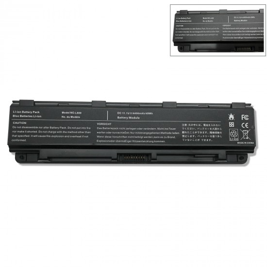 New 6 Cell Battery For Toshiba Satellite C875 C875D P845 P845T P855 P875 Series