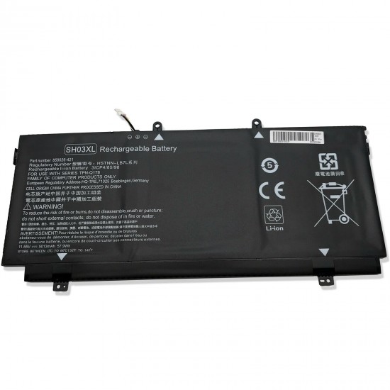 57.9Wh Battery for HP Spectre X360 13-W023DX 13-W031NG 13-W033NG CN03XL SH03XL