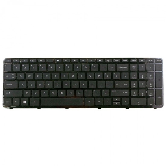 US Keyboard with Frame Compatible for HP 15-f211wm 15-f272wm 15-f278nr 15-f233nr 15-f224wm