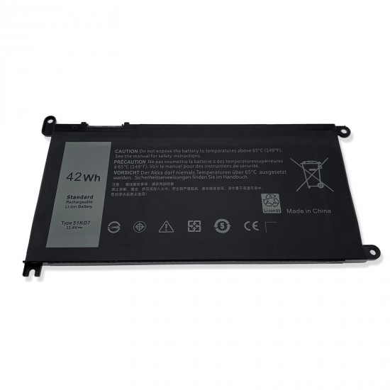 11.4V 42Wh Laptop Battery Compatible with Dell Chromebook 3100 2-in-1 3400 FY8XM Y07HK