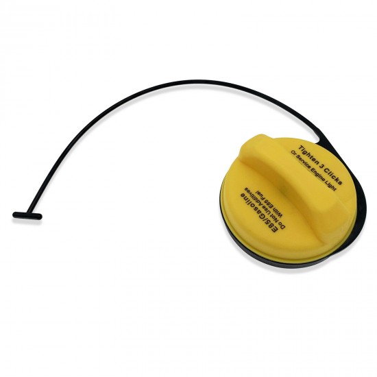 Yellow Fuel Tank Gas Cap for GMC Yukon XL 1500, Sierra, Suburban, Silverado 1500