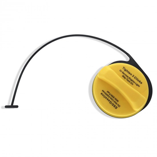 Fuel Tank Filler Gas Cap Yellow for 2007-2011 GMC Sierra 1500 Pickup Yukon XL