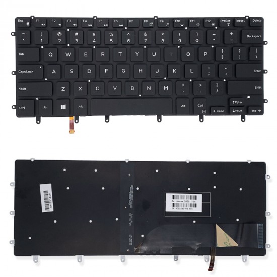 US Keyboard for DELL XPS 15 9550 9560 9570 15BR Backlit Replace Part