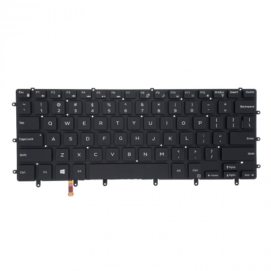 US Keyboard for DELL XPS 15 9550 9560 9570 15BR Backlit Replace Part