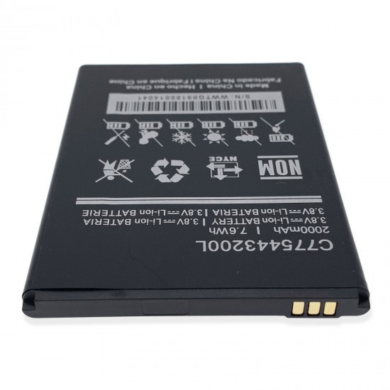 Li-ion Battery Replacement for BLU 5CL C050 C5L C0050UU C775443200L 2000mAh