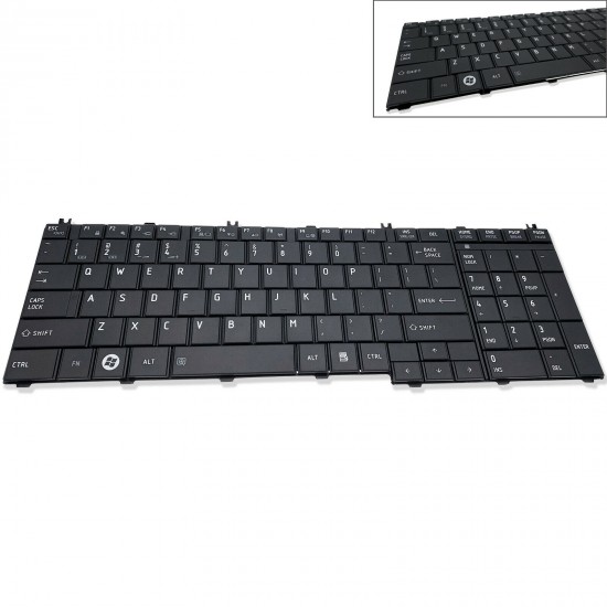 New US Laptop Keyboard For Toshiba Satellite C650 C660 C655 C655D C675 L650 L655