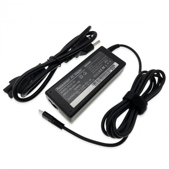 65W USB Type C Laptop Charger for Lenovo Yoga C930-13 and Yoga S730-13, Power Supply Adapter