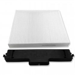 Cabin Air Filter and Filter Access Door 68406048AA for Ram 1500 2500 3500 5.7/6.7L - Replacement Air Filtration System