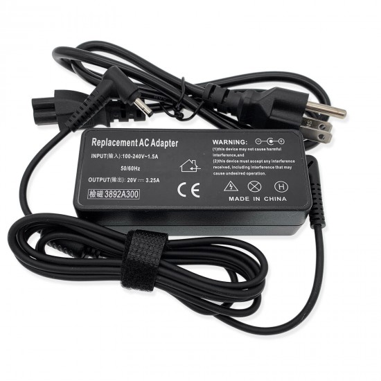 65W For Lenovo ADLX65CCGE2A AC Adapter Charger Laptop Power Supply Cord