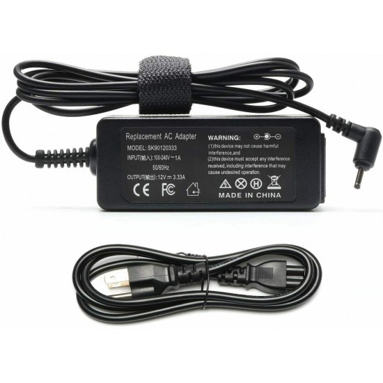 AC Charger for Samsung Chromebook XE303C12 Adapter Power Supply XE303C12-A01US