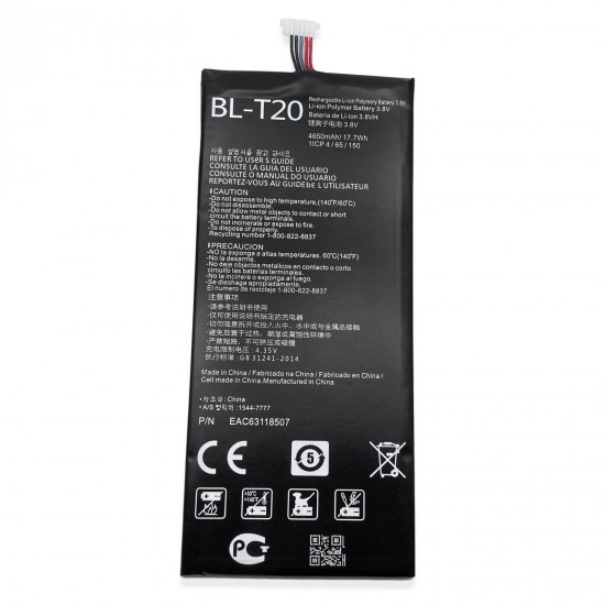 Battery For LG G Pad X 8.0 V521 BLT20 BL-T20 Authenic Battery 4650mAh 17.7Wh