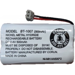 Battery For Uniden BT-1007 BBTY0651101 500mAh 2.4V Rechargeable Phone