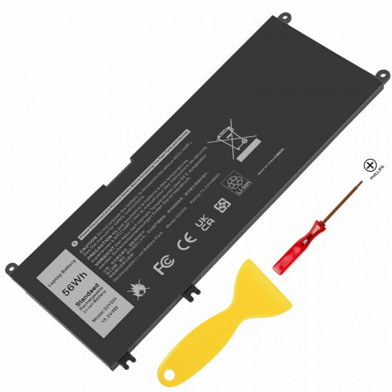 Battery for Dell Inspiron 15 17 7000 7577 7586 7773 7778 7779 7786 Latitude 3380 3480 3490 3580 3590 33YDH