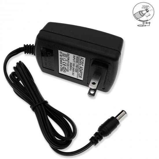 12V AC/DC Power Adapter for SYS1298-1812L-C SimpleTech Pro Drive Enclosure