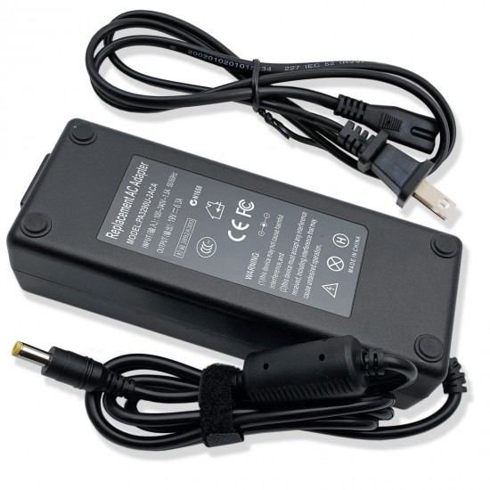 120W Power Supply for Gateway Laptop Models M520S, MS2252, MX7340, NX860S, NX860X, P-7800 - ADP-120ZB Compatible