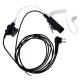 2-Wire Security Surveillance Kit for Motorola Radio RDU2020 RDU4100 with Headset Earpiece