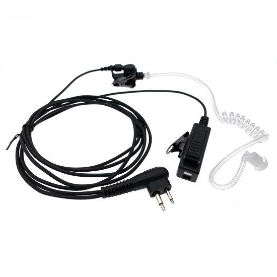 2-Wire Security Surveillance Kit for Motorola Radio RDU2020 RDU4100 with Headset Earpiece