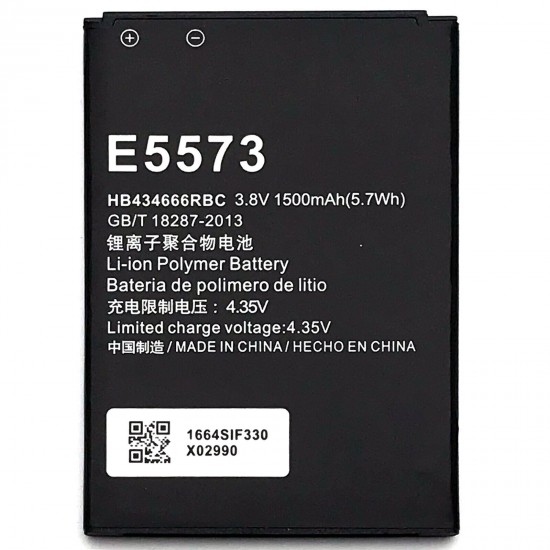 1500mAh 3.8V 5.7Wh Battery For Huawei E5577C E5573-856 E5573s-856 HB434666RBC 