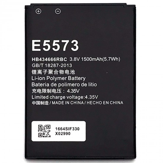 2Pcs 1500mAh Battery For HB434666RBC Huawei E5573 E5573S E5573s-32 E5573s-320