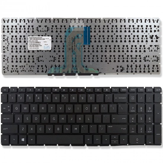 Keyboard Replacement for HP Pavilion 15-ay039wm 15-ay041wm 15-ay103dx 15-ay053tu US Layout