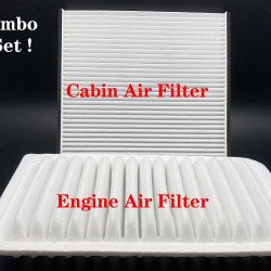 Air and Cabin Filter Kit 17801-YZZ03 for Toyota Corolla and Matrix 2003-2008 (New)