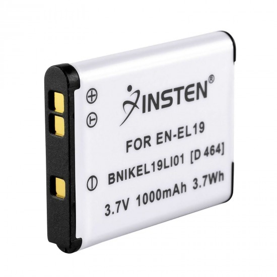 Replacement Battery For EN-EL19 For Nikon Coolpix S2500 S3100 S4100 S3300 S4300