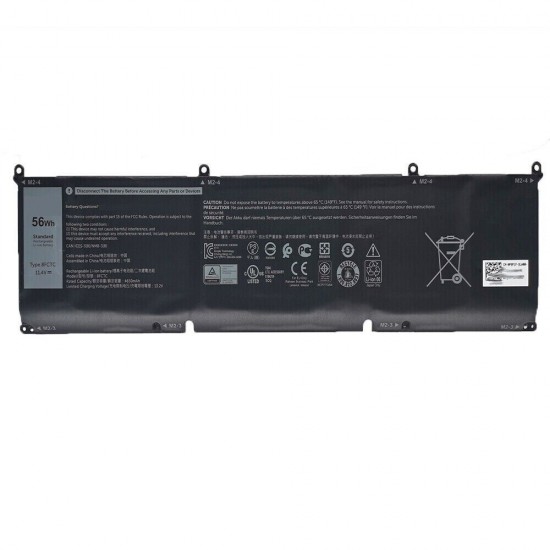 56Wh 11.4V Laptop Battery for Dell Xps 15 9510 N96T0 KW3VK KHXGW K3H95 JJNN6 JCKP2 HJC1X H3CPR GXXK6 GWG9D G1YKN FF36F D6NHC CYT8M CTOX15W10P1C3003 CTOX15W10P1C3002 CTOX15W10P1C3001 CTOX15W10P1C3000