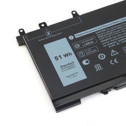 51Wh 11.4V Laptop Battery for Dell Precision 3000 M3520 XJJNW X975R X59FJ VW56J TD4DN PPHT1 J5YKV GCP55 8FTTT 6YW6H 6603G 5NY0P 4CH27 18JNP