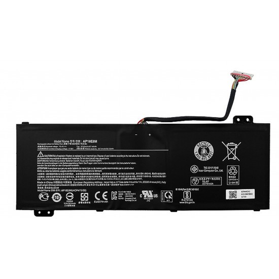 15.4V 58.75Wh Laptop Battery for Acer Aspire Nitro AN515-54-57M4 (NH.Q59EY.00W) AN515-43-R0YM (NH.Q5YAA.001) A715-74G-79SZ (NH.Q5SET.006) A715-74G-79KJ (NH.Q5TEV.009) A715-74G-79EJ (NH.Q5TEZ.007)