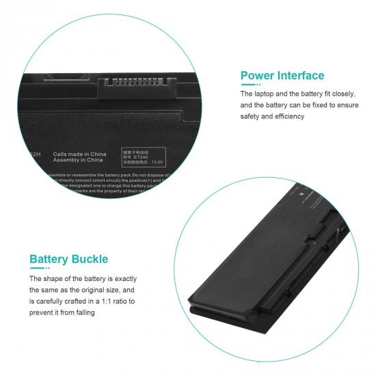 45Wh 7.4V Laptop Battery for Dell Latitude 7000 E7250 E7250-SE-SB16 E7250-SE-SB13 E7250-SE-SB11 E7250-SCA-SB2 E7250-NO-SB6 E7250-NO-SB4 E7250-NO-SB2 E7250-NL-SB4 E7250-NL-SB25 E7250-NL-SB21