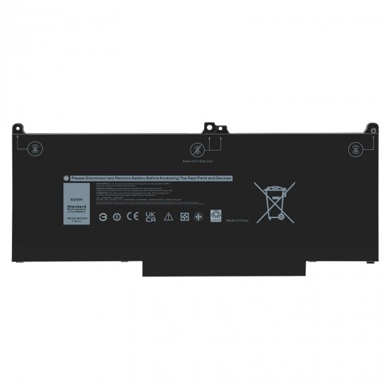 60Wh 7.6V Laptop Battery for Dell Latitude 7000 7400 N076L740014EMEA N075L740014EMEA_UBU N075L740014EMEA N065L740014EMEA N060L740014EMEA_UBU N060L740014EMEA N054L740014EMEA_UBU N054L740014EMEA